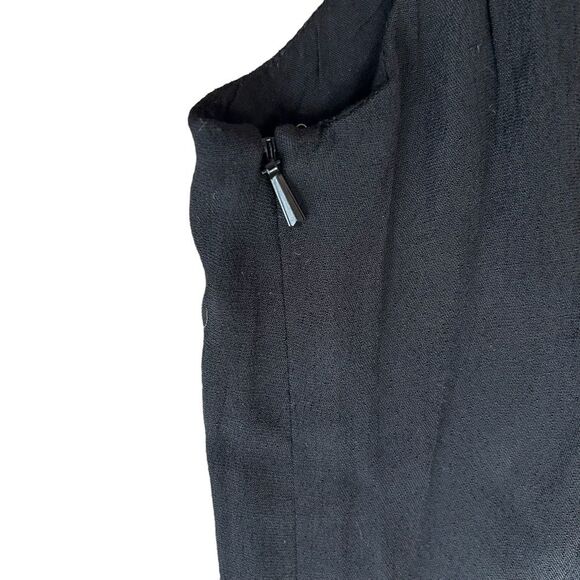 Anthropologie HD In Paris Women’s 0 Embroidered‎ Wide Leg Jumpsuit Black Western - Picture 11 of 12